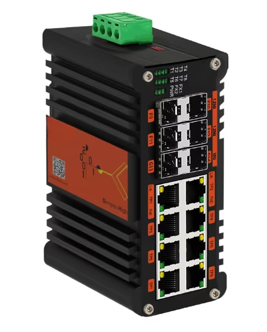 Managed Gigabit Poe Switch 8 Port 802.3At - Switch Ethernet Gerenciado Industrial L2+ com