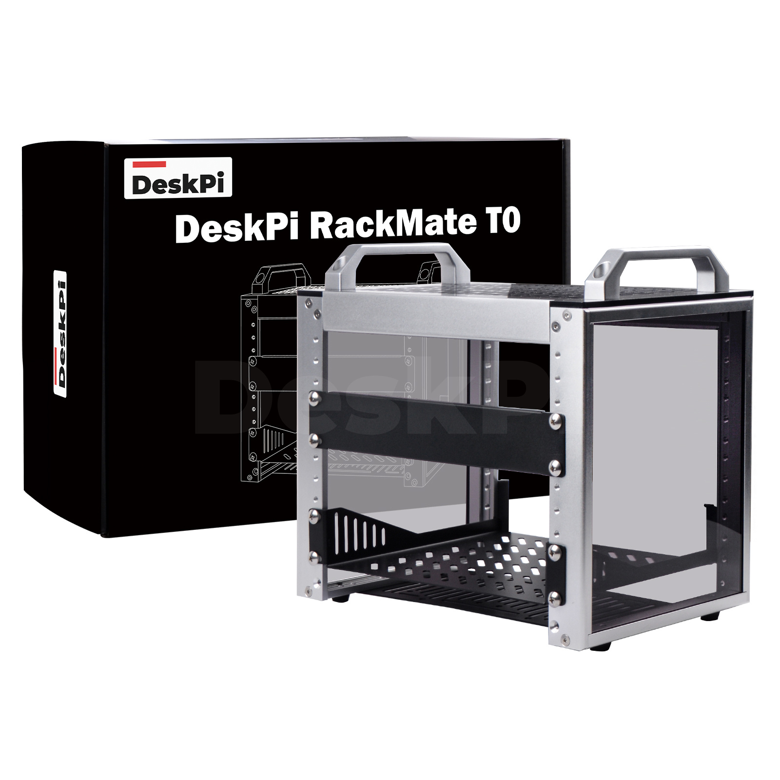 Deskpi Super6C - DeskPi RackMate T0 Rackmount, gabinete de