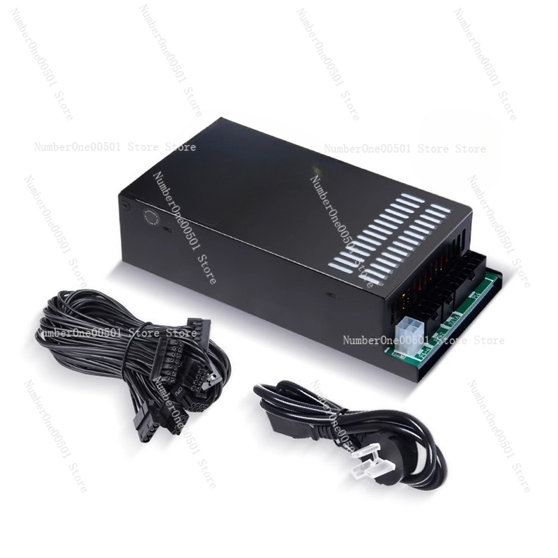 Atx Power Supply 1U Flex 500W - 7660B totalmente modular pequena fonte de