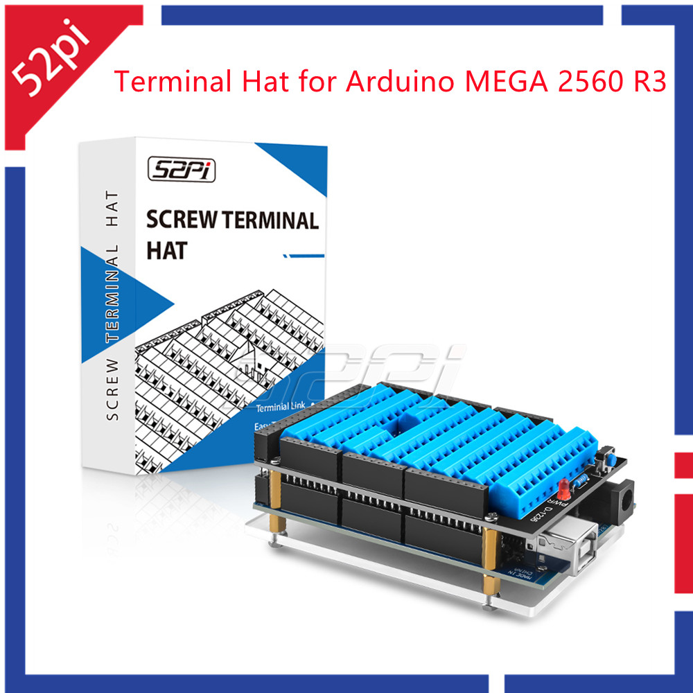 Deskpi Super6C - Chapéu terminal 52Pi para Arduino MEGA
