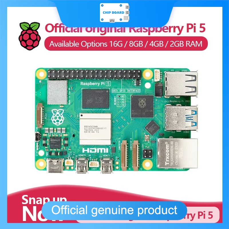 Computador oficial de placa ún - Raspberry Pi 5 8Gb avaliação e preço