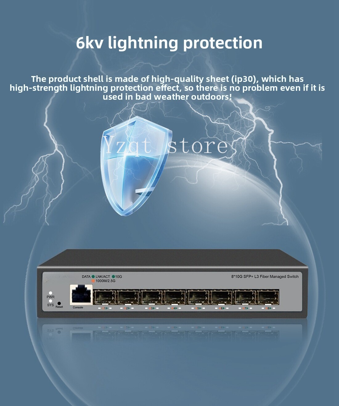 Switch Ethernet de 8 portas, 1 - Sfp+ 10G Managed Switch 8 Port avaliação e preço